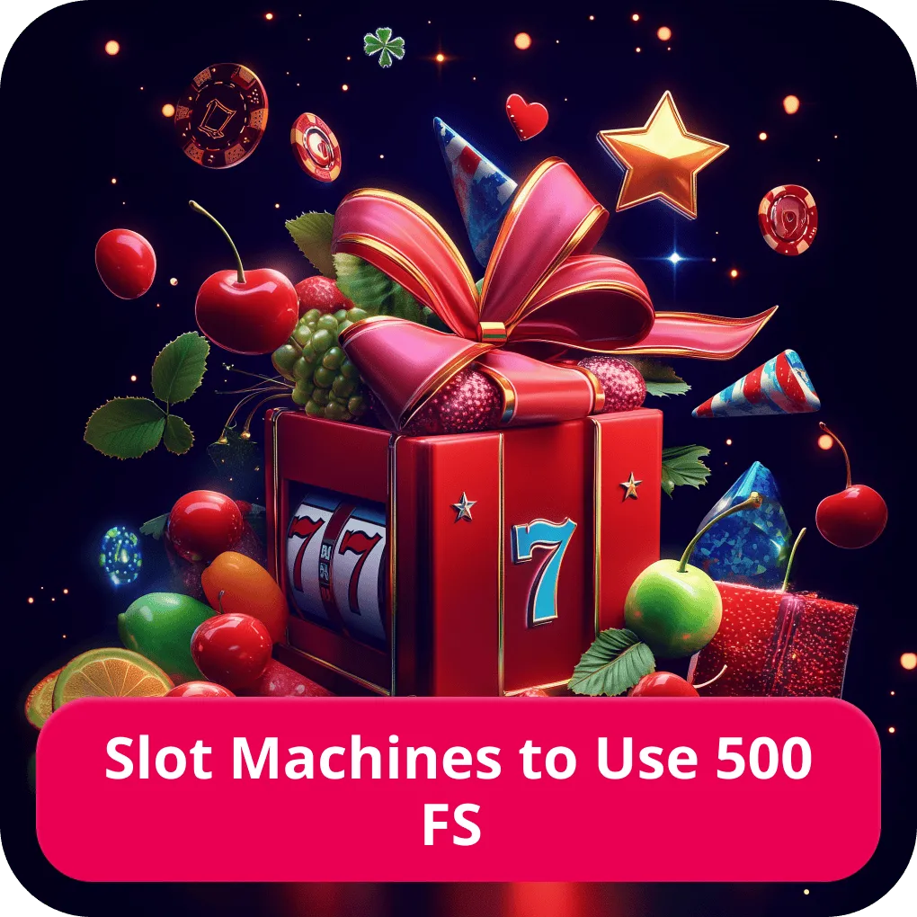 500 free spins slot